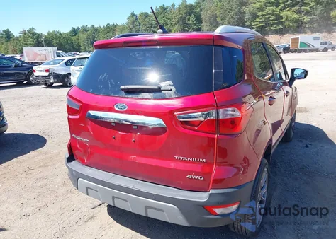 2019 Ford Ecosport Titanium из США, поврежденный, VIN MAJ6S3KL3KC271185